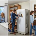 Chicago family checking freezer temperature to prevent cooling failure