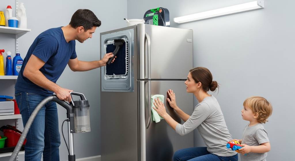 Organized freezer storage improving cooling efficiency in Illinois