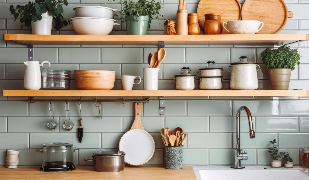 Smart kitchen organization in IL featuring modern cabinets, spice racks, and easy-access cooking essentials for daily use